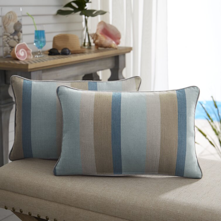 Conneaut Striped Indoor Outdoor Throw Pillow